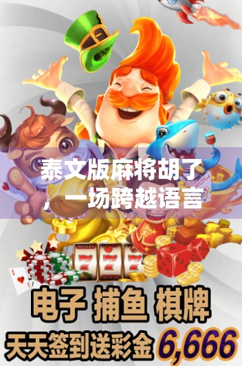 泰文版麻将胡了，一场跨越语言与文化的娱乐革命