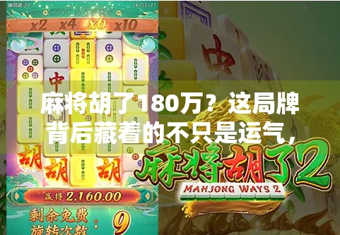 麻将胡了180万？这局牌背后藏着的不只是运气，还有人性的试炼！