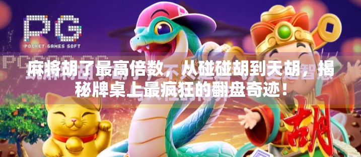 麻将胡了最高倍数，从碰碰胡到天胡，揭秘牌桌上最疯狂的翻盘奇迹！