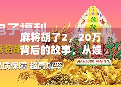 麻将胡了2,20万背后的故事,从娱乐到财富的惊人跃迁