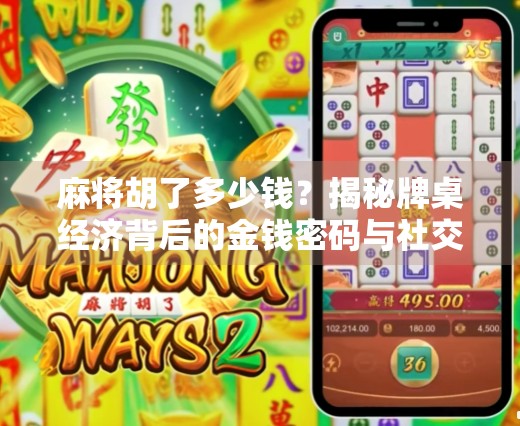麻将胡了多少钱?揭秘牌桌经济背后的金钱密码与社交逻辑