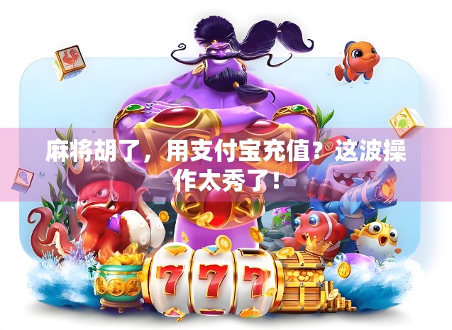 麻将胡了，用支付宝充值？这波操作太秀了！