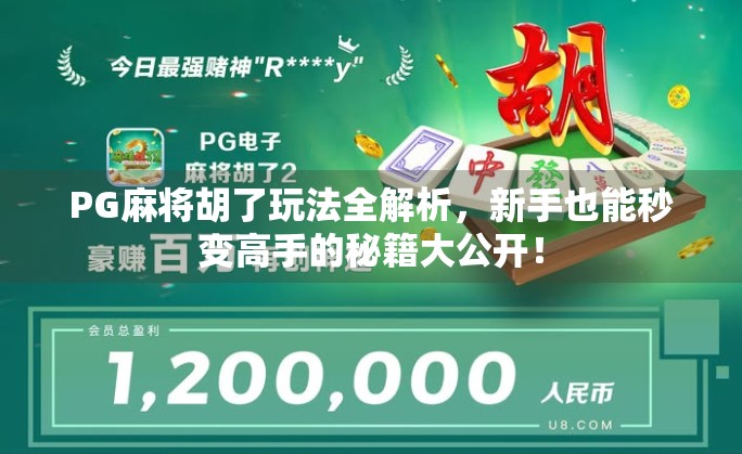 PG麻将胡了玩法全解析,新手也能秒变高手的秘籍大公开! PG麻将胡了玩法全解析,新手也能秒变高手的秘籍大公开!