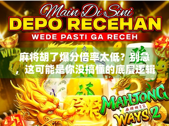麻将胡了爆分倍率太低？别急，这可能是你没搞懂的底层逻辑！