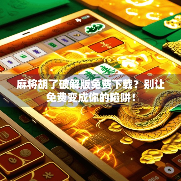 麻将胡了破解版免费下载？别让免费变成你的陷阱！