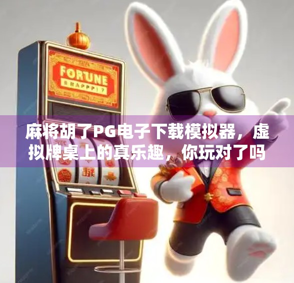 麻将胡了PG电子下载模拟器，虚拟牌桌上的真乐趣，你玩对了吗？